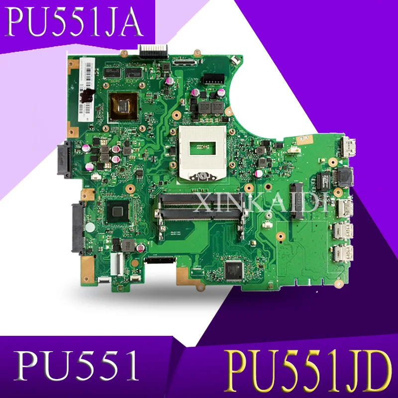 XinKaidi PU551JA motherboard fit for ASUS PU551JD PU551J PU551 laptop original mainboard Test notebook | Компьютеры и офис