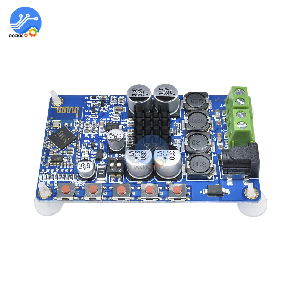 Плата цифрового усилителя TDA7492P Bluetooth 4 0 2x50 Вт 8 25 В постоянного тока|Операционные