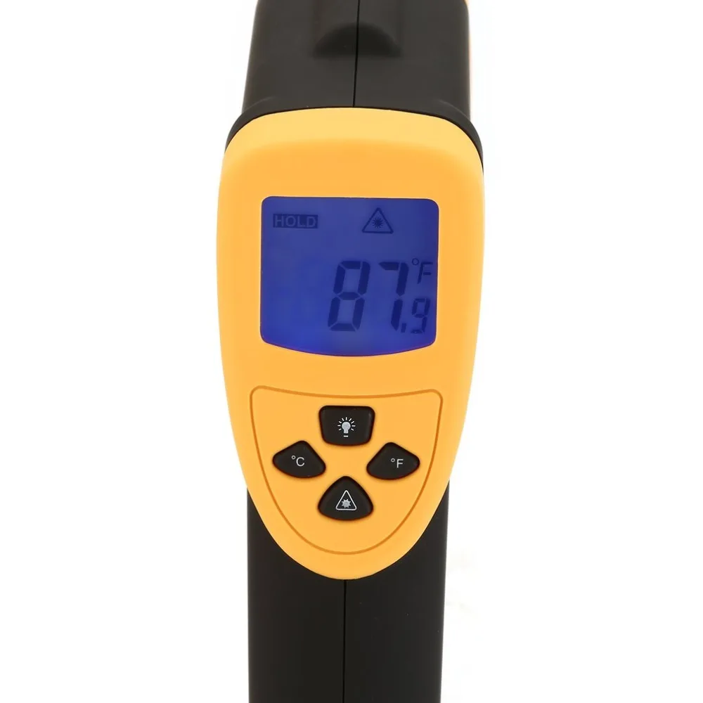 DT8530 Digital LCD Handheld Infrared Thermometer Temperature Meter Tester degree Red Laser Portable Non Contact Pyrometer Gun |