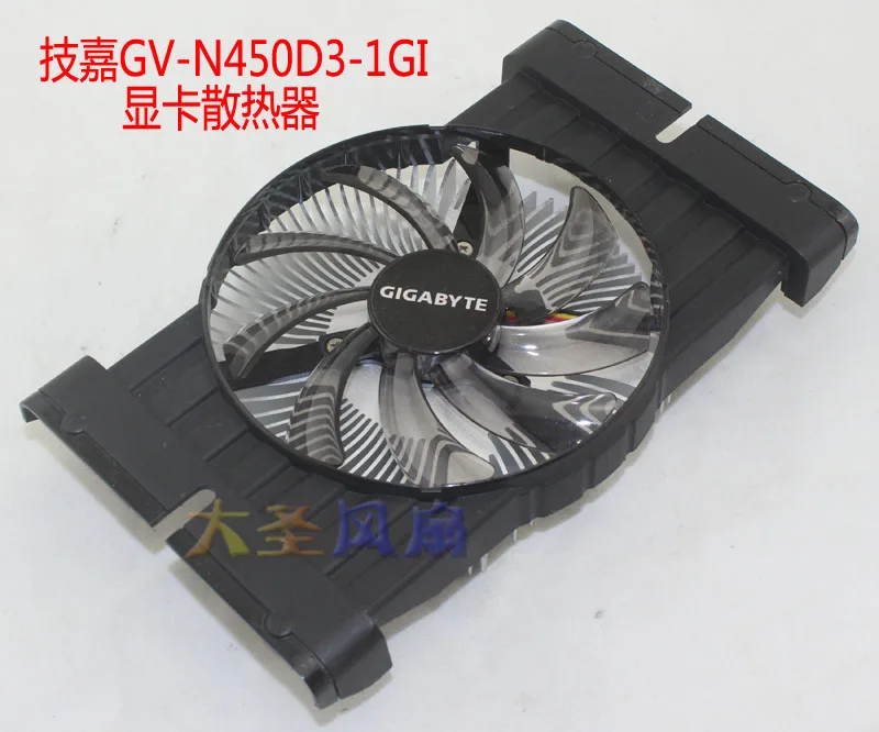 GV-N450D3-1GI GTS 450 видеокарта теплоотвод