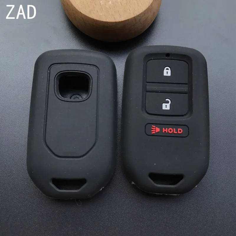 ZAD silicone rubber car key case cover for honda fit jade CRV VEZEL XRV CRIDE 3 buttons | Автомобили и мотоциклы