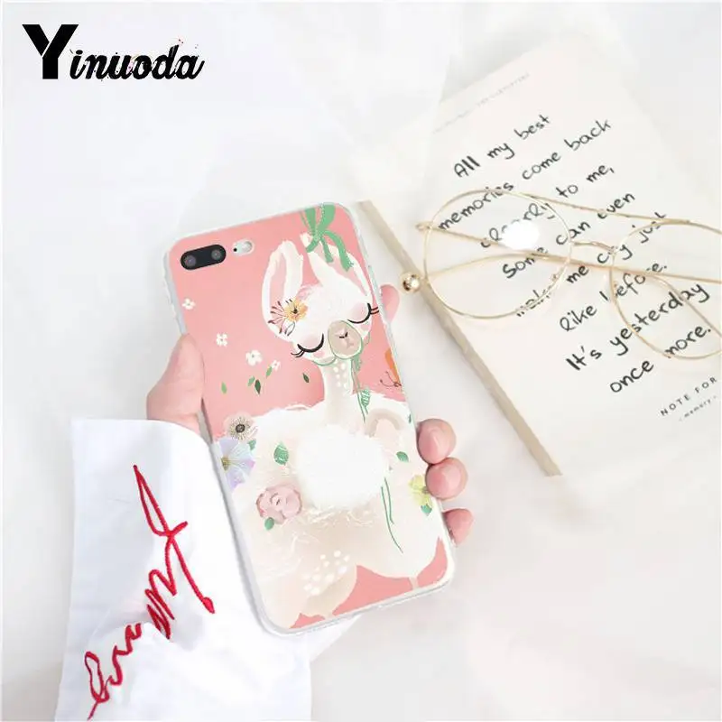 A3 Yinuoda милые ламы Альпака животные мультфильм новинка Fundas PhoneCase для iPhone8 7 6 6S Plus X XS MAX 5 5S SE XR 11 11pro 11promax - Цвет: A3