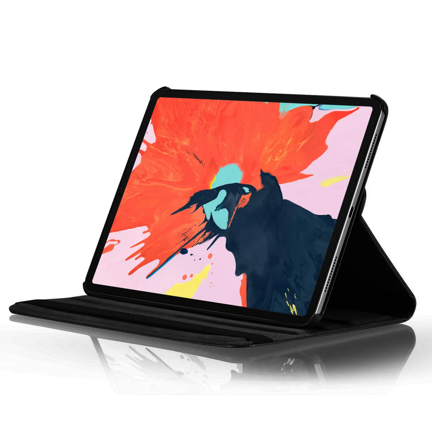 Suitable for 2018 Apple iPad Pro 11 inch protective cover 360 rotary leather jacket Lai Chi pattern shell | Компьютеры и офис