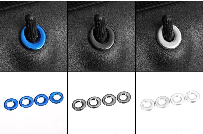 for Mercedes Benz A GLA CLA Class W176 W246 C117 X117 Door Lift Lock Metal Decoration Trim Stickers Cover Car Styling | Автомобили и