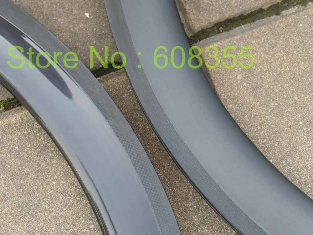 3k UD углеродный матовый глянцевый дорожный велосипед клинчерное колесо обод 50 мм