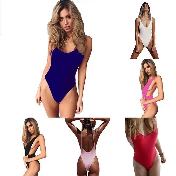 Женский сплошной v образный вырез без рукавов спинки цельный облегающий