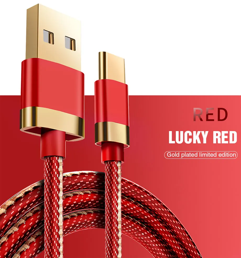 Кабель Micro usb type-C, 1 м, 3 А, быстрая зарядка, ковбой, USB, синхронизация данных, мобильный телефон, для huawei, Xiaomi, Android, samsung, шнур для передачи данных