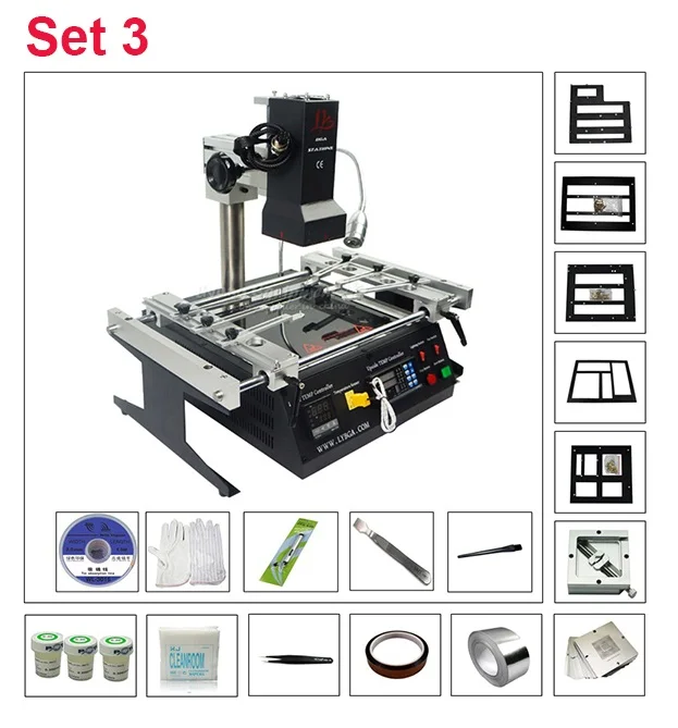 LY IR6500 V.2 BGA repair rework Инфракрасная паяльная станция с BGA комплектом непосредственно тепловые трафареты паяльная паста шары