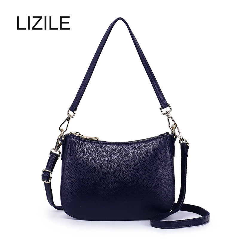 Женская сумка из натуральной кожи Осень зима 2021 мягкая через плечо первого слоя