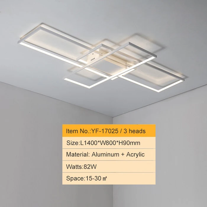 1400x800mm White NEO gleam Новое поступление Современные светодиодные потолочные светильники для гостиной спальня столовая Luminarias светодиодный черный или белый Потолочный светильник - Цвет корпуса: 1400x800mm White