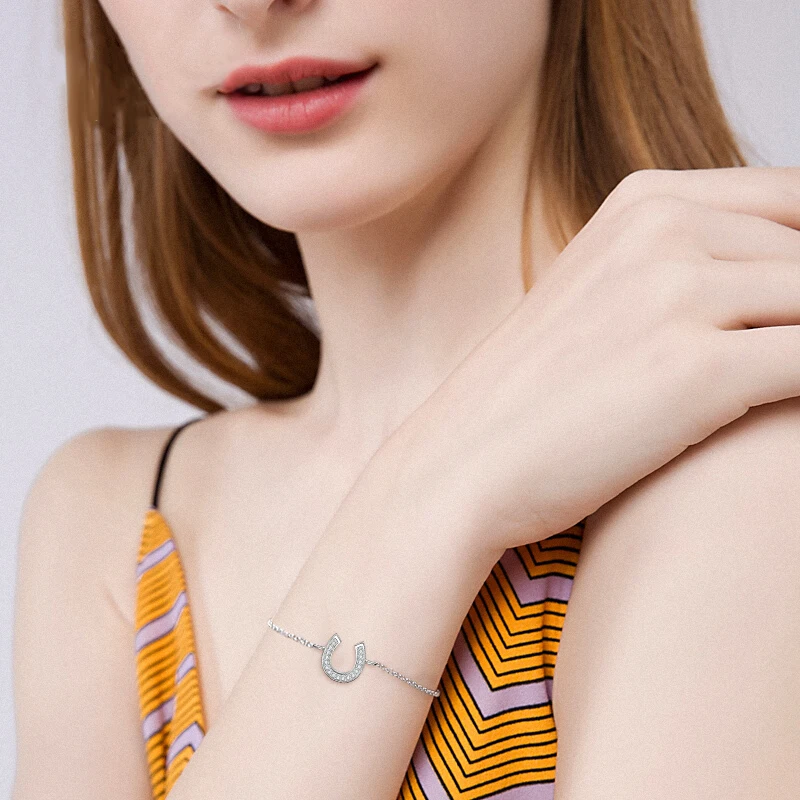 Tuliper браслет, 925 пробы, серебряный, женский браслет, кубический циркон, свадебные браслеты, ювелирные изделия для девочек, аксессуары, вечерние, рождественский подарок