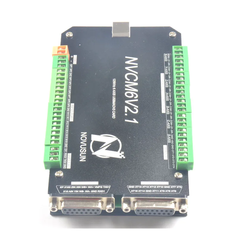 Плата управления движением 3/4/5/6 осей 200 кГц NVCM V2.1 MACH3 USB ЧПУ для маршрутизатора с