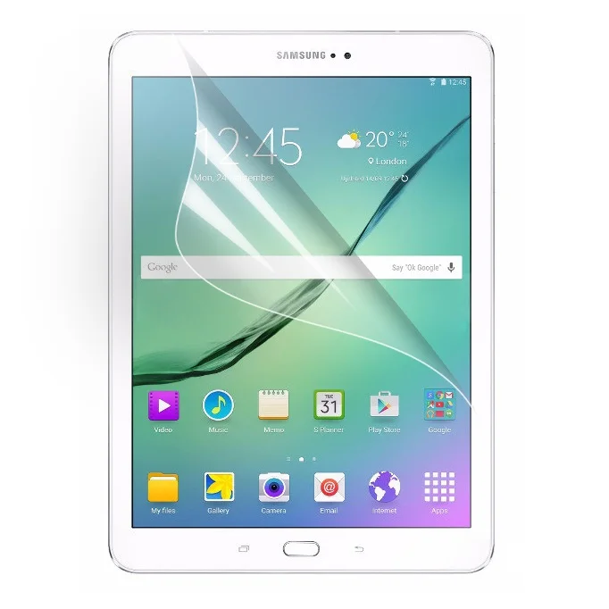 Глянцевая Ясно Фольга Экран протектор Плёнки для Samsung Galaxy Tab S2 9.7 T810 t811 t815 + чистке