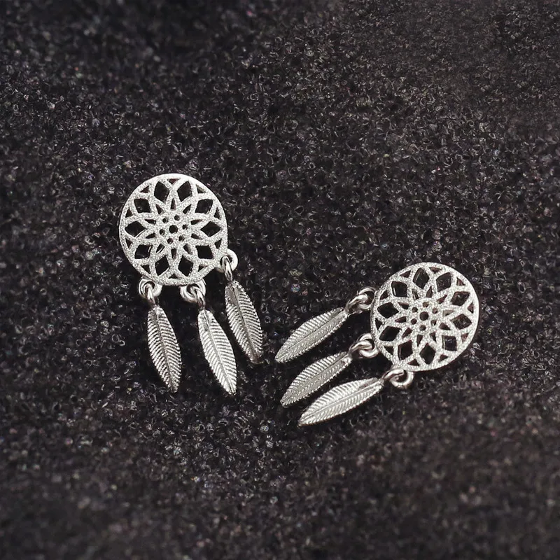 Bohemia Style Earrings minimalistic Sterling Silver 925 original For Women Ear Studs Fashion Bijou Jewelry Brincos | Украшения и