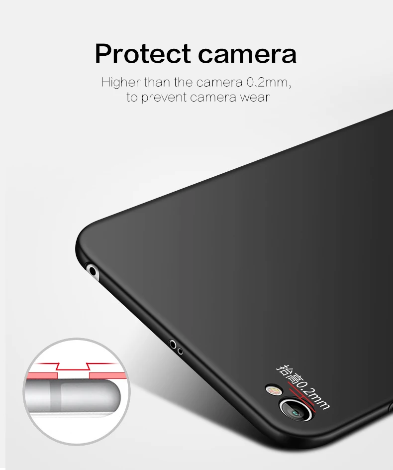Для Xiaomi Redmi Примечание 5A ультратонкий гладкий жесткий чехол для телефона из
