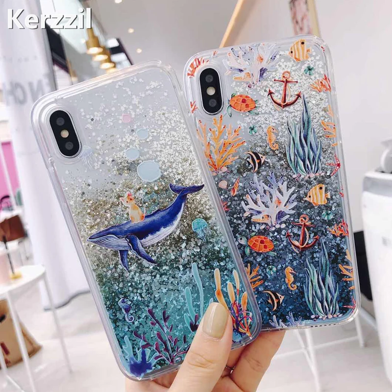 Чехол с жидким песком для Huawei P20 pro lite P10 Honor 8X 7X 9 10 V10 7C Pro Y9 Y7 2018 P smart Plus Nova 3 3i 4