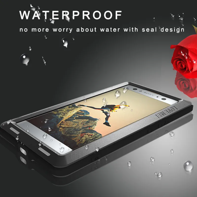 Для SONY Xperia XA2/ XA2 ультра армированный Металлический Чехол ударопрочный