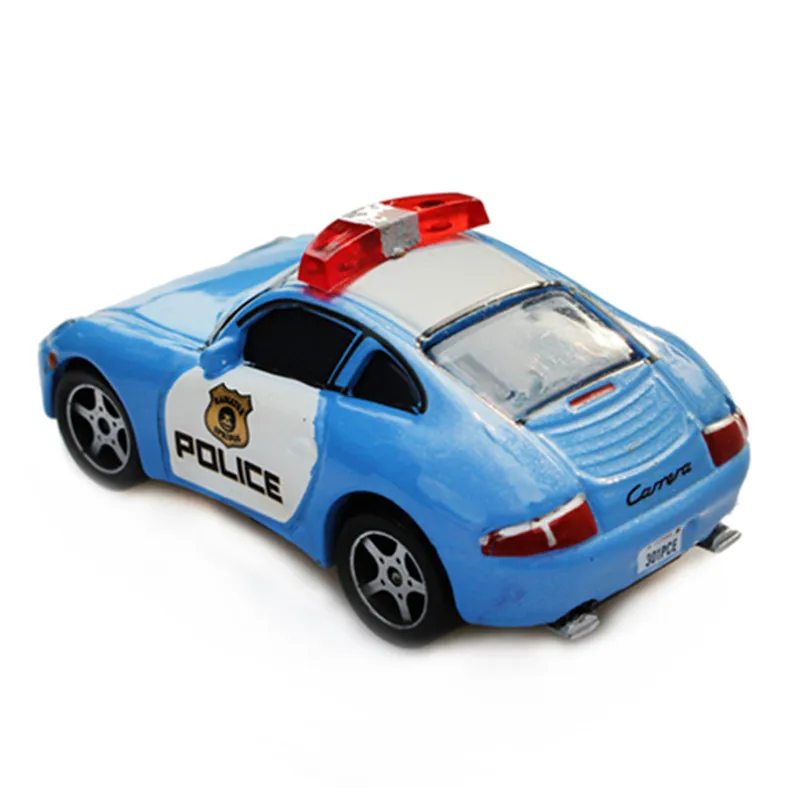 Disney Pixar Cars Lightning Mcqueen Police Sally 1:55 литые под давлением металлические модельные