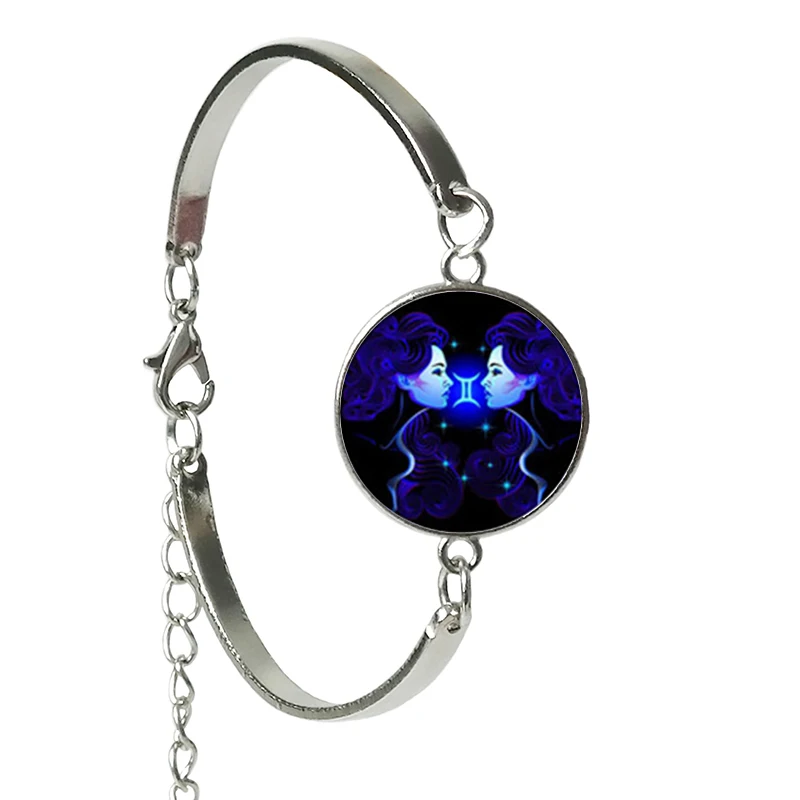 S панк браслет DropShiping Близнецы Рак Лев Дева весы для малышей с принтом Скорпион 12