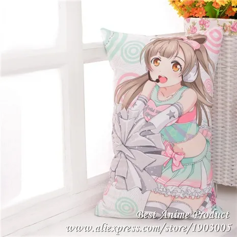 Японское аниме Love Live девушки обнимают тело обратно Подушка Lovelive милый мультфильм Otaku Подушка 2WAY плюшевая ткань для кафе