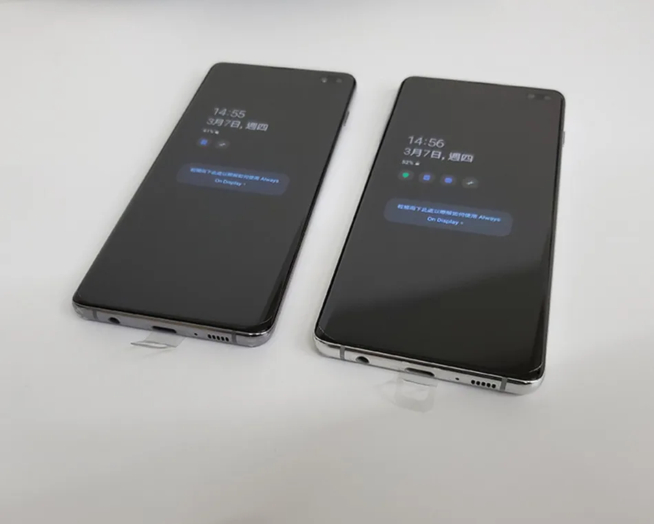 Мобильный телефон samsung Galaxy S10+ S10 Plus G9750 с двумя sim-картами, 8 Гб ОЗУ, 128 ГБ/512 Гб ПЗУ, четыре ядра, 6,4 дюйма, 5 камер Snapdragon 855, NFC