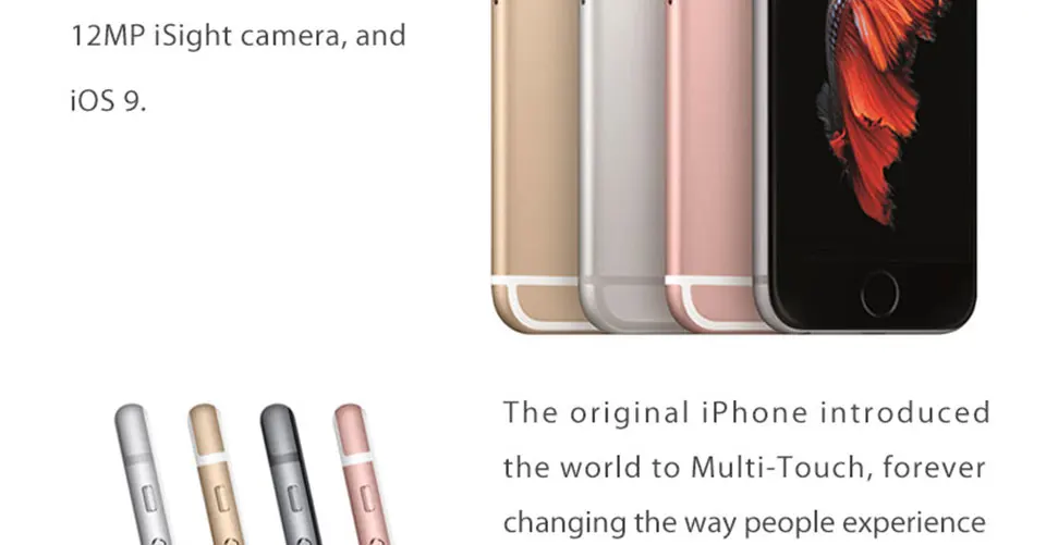 Разблокированный Apple iPhone 6S, сеть 4G LTE, мобильный телефон, 4,7 ''12.0MP IOS 9 двухъядерный процессор, 2 Гб Оперативная память 16/64GB Встроенная память смартфона