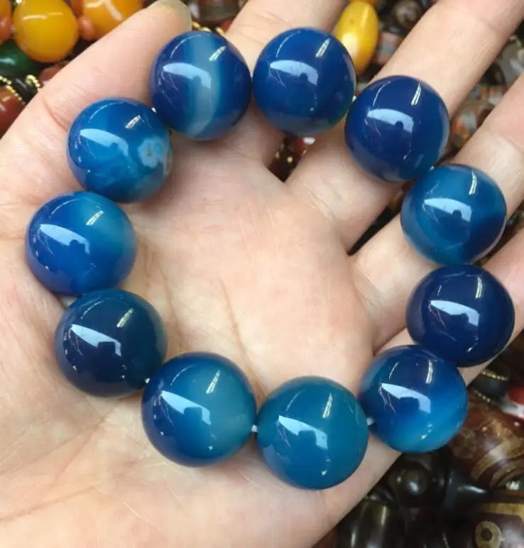 Free shipping big 20mm red yellow blue round Natural stone Bangle bracelet | Украшения и аксессуары