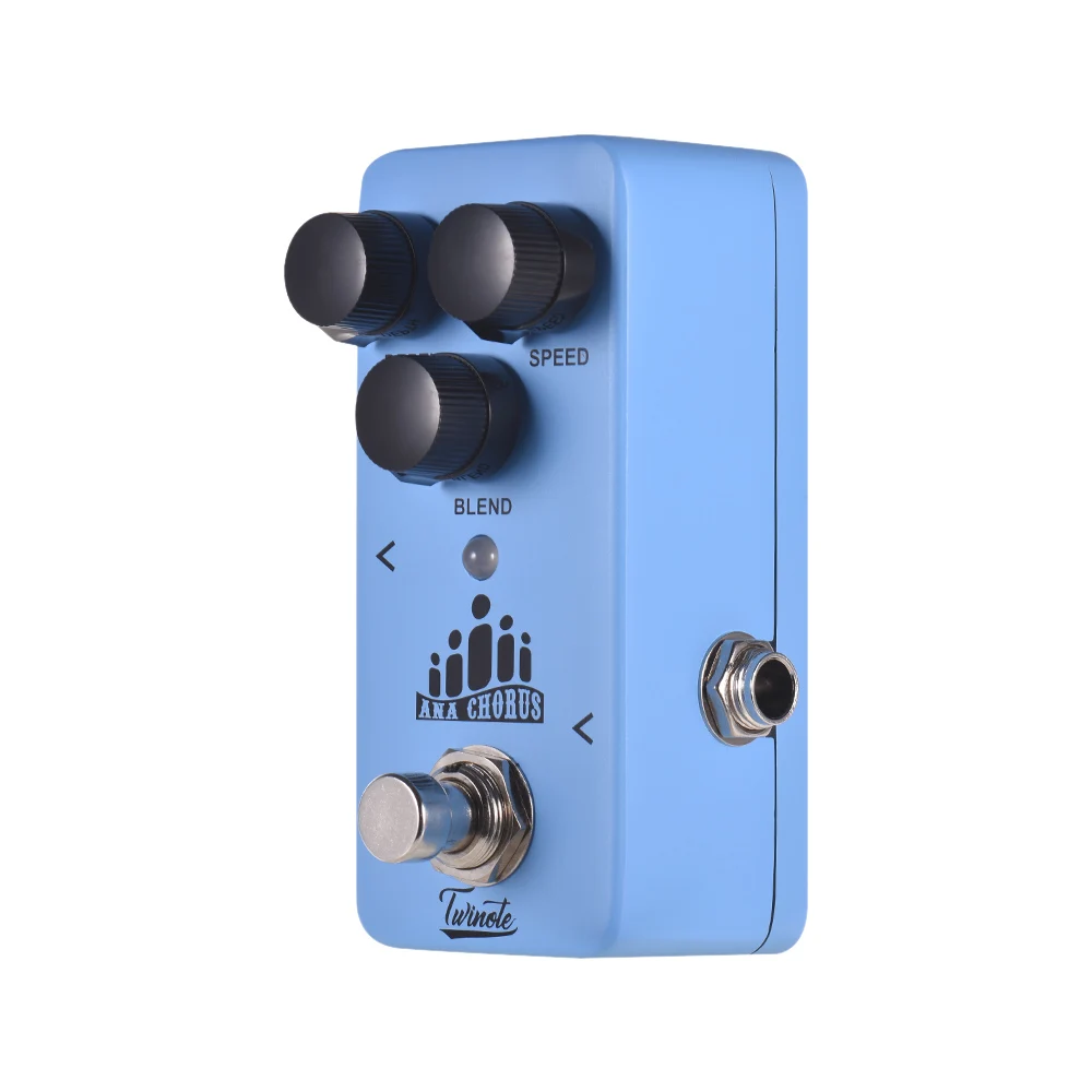 Twinote ANA CHORUS Mini Analog Chorus Guitar Effect Pedal Processsor Full Metal Shell with True Bypass | Спорт и развлечения