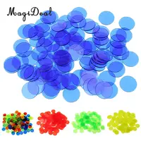 100Pcs/Lot Translucent Bingo Chip 3/4 Inch Class Math Games Toys Educational Toys for Children Kids Classroom Party Supplies 1