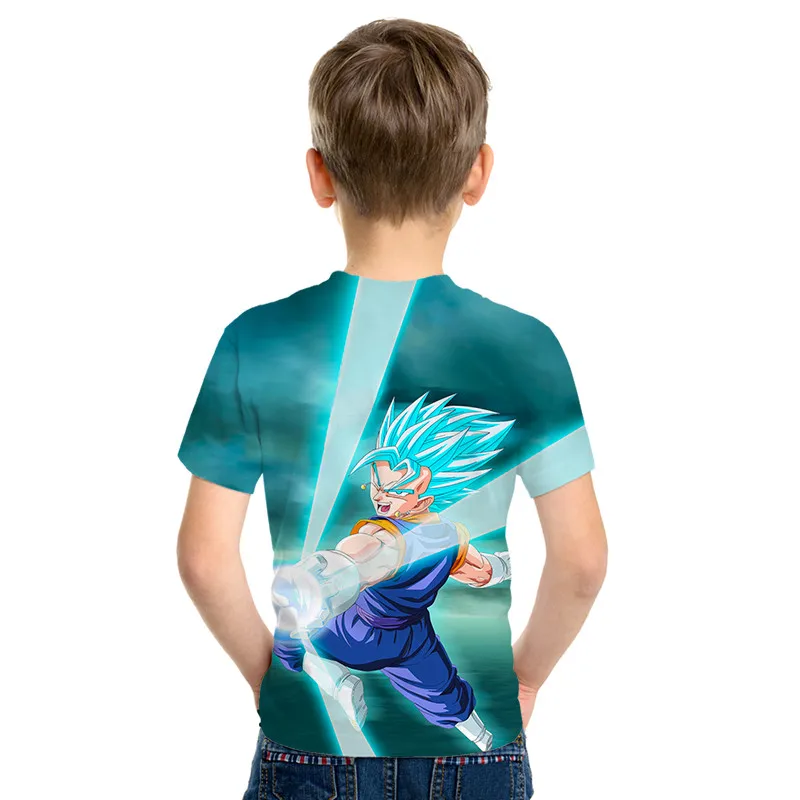 Супер saiyan/детская футболка для мальчиков и девочек с принтом «суперинстинкт Сон Гоку» Детская футболка с 3D принтом «Жемчуг дракона» Одежда для родителей и детей