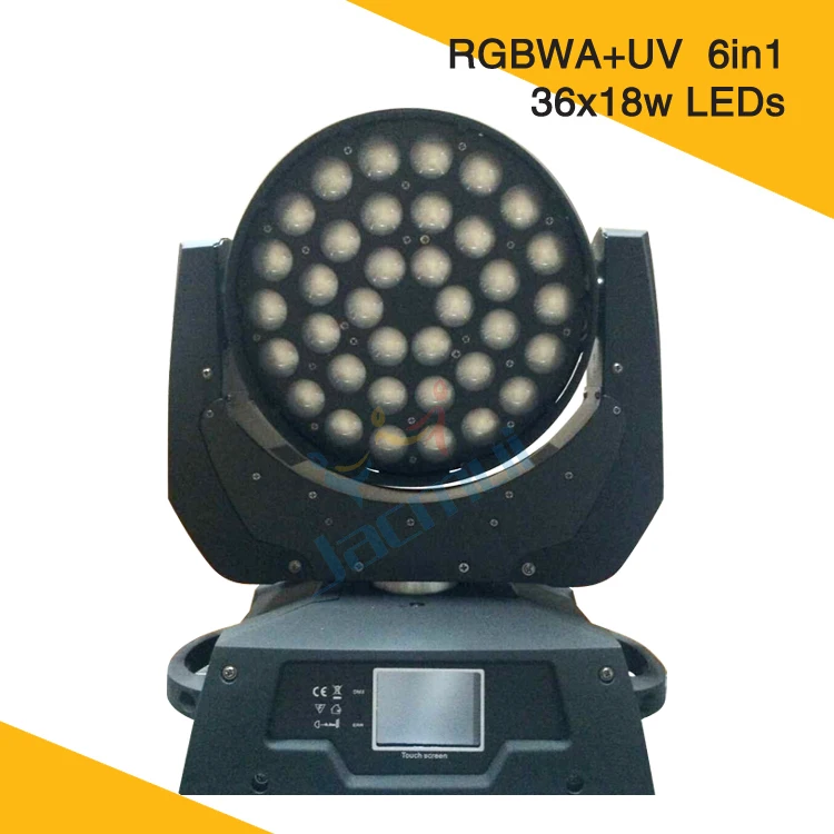 Горячее предложение 36*18 Вт Led Moving Head Zoom Wash Light RGBWA UV Dj Show Stage Lighting|led lights for sailboats|light ball