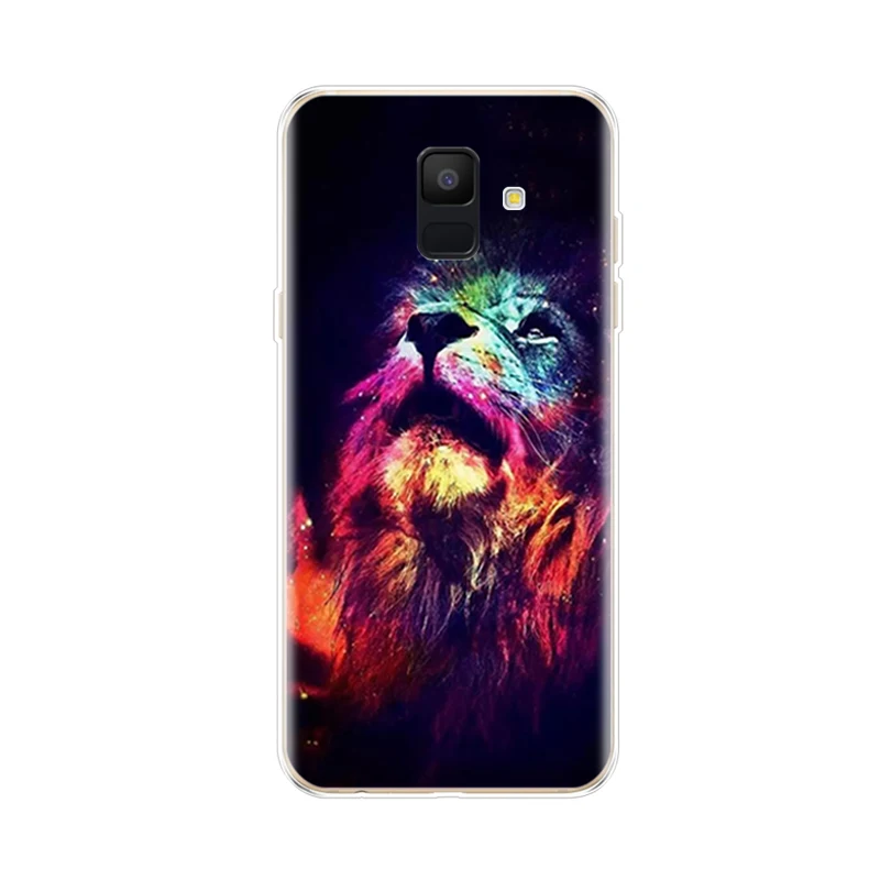 Силиконовый чехол для телефона Samsung Galaxy A6 2018 Dual SIM SM A600 A600F мягкая задняя крышка из