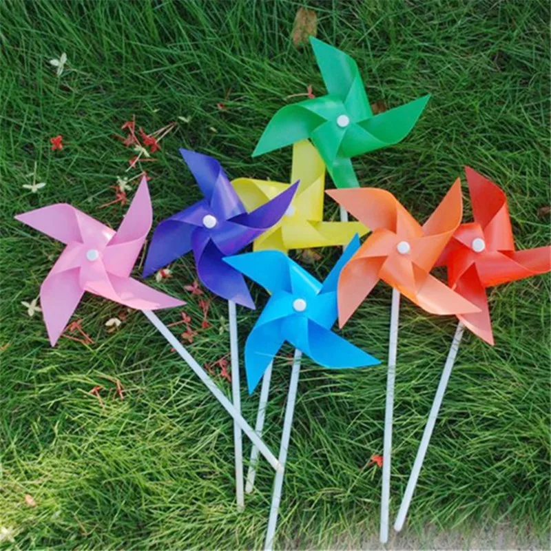 4 шт.! Модная цветная светодиодная светящаяся ветряная мельница детские игрушки