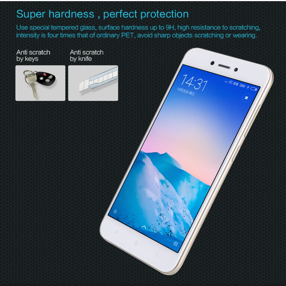 Для xiaomi redmi Note 8T PRO glass Nillkin H 0,33 мм закаленное стекло Защита экрана 9H для redmi 5A Note 6/Note 7 7 Pro крышка