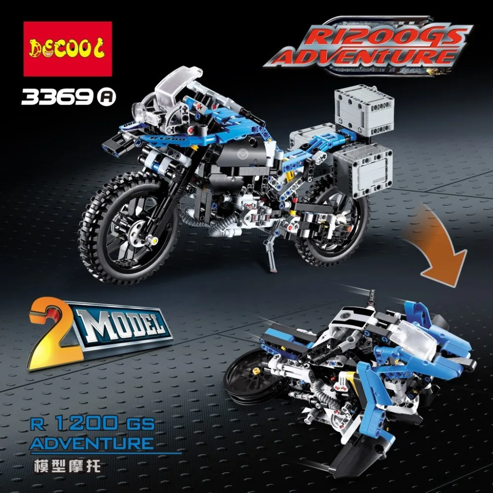 Город совместимые Legoed Technic мотоцикл мото гоночные мотоциклетные комплекты
