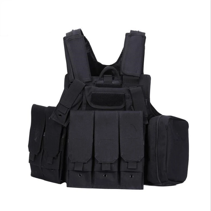 black FIRECLUB наружная полевая военная техника Molle тактический жилет провод жилет(ZL-JZ-045 - Цвет: black