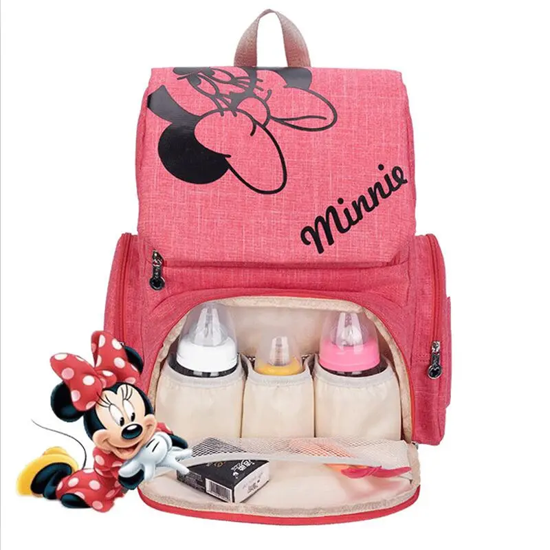 Новинка, брендовые сумки disney, рюкзак с Минни Микки Маусом, сумки для подгузников для мам, сумки для мам, для путешествий, для ухода за ребенком, сумка для мам, сумка для кормления