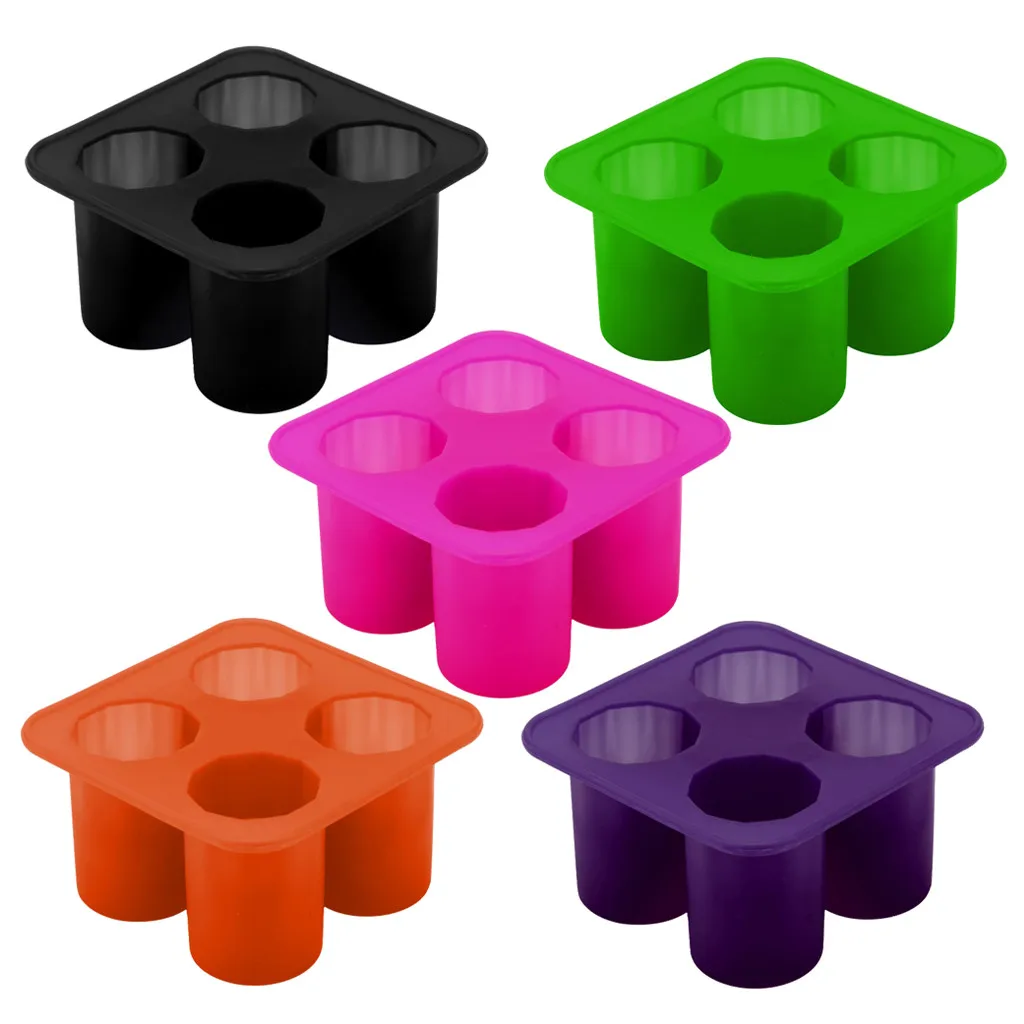 Сотообразная форма лоток для льда Куб формы контейнеры хранения с формой кубиков