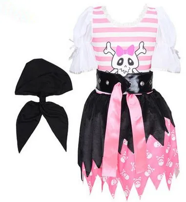 Костюм пирата для девочек девочки пират платье девушки одежда костюмы на