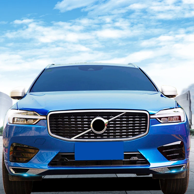 ABS хром для Volvo XC60 2018 2019 аксессуары Авто Передняя балка противотумансветильник
