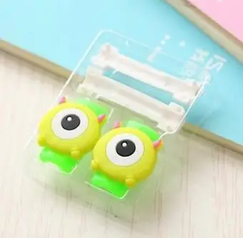Single eye Милый мультфильм телефон USB кабель протектор для iphone кабель chompers шнур животное укус зарядное устройство держатель проводов Органайзер защита - Color: Single eye