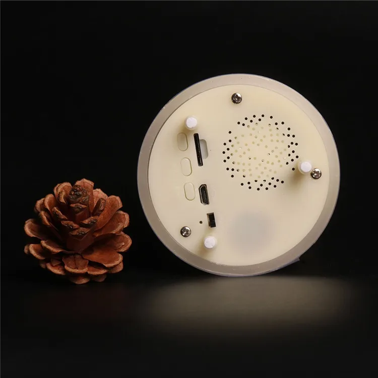 Светодиодный candel освещение USB Перезаряжаемый пульт дистанционного управления мерцающий желтый цвет музыкальный плеер Bluetooth динамик Свеча лампа освещение