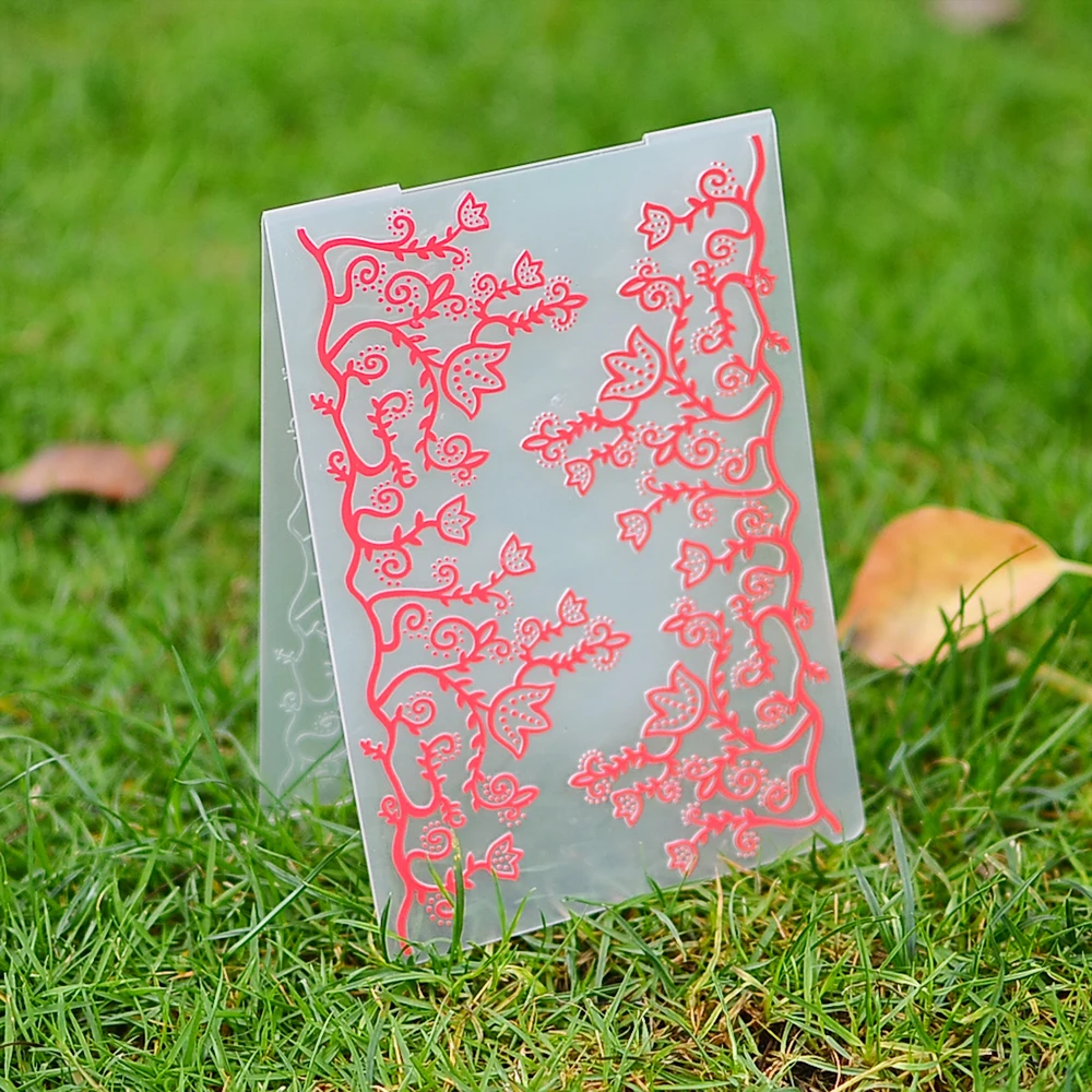 Пластиковая папка для тиснения шаблон травы скрапбукинга DIY Фотоальбом поделки