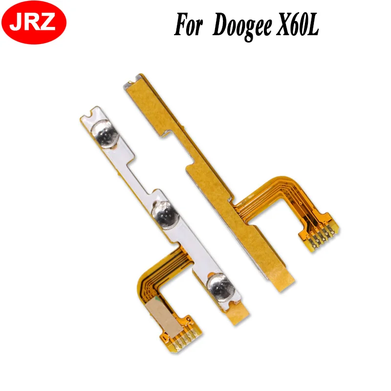 JRZ Для Doogee X60L Боковая кнопка 100% Новый гибкий кабель питания и громкости Замена для