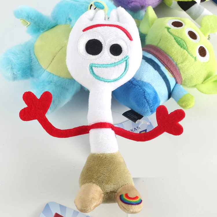 Прямая поставка из фильма плюшевые игрушки Forky Bunny Alien Buzz Lightyear Bear мягкая плюшевая кукла Фигурка мультяшная игрушка брелок