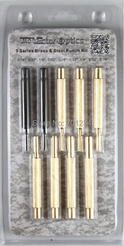 Векторная оптика 9 шт. высококлассный набор перфораторов для ремонта пистолета