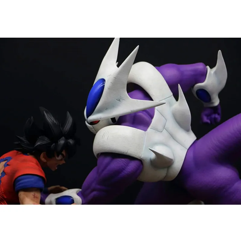 Аниме Dragon Ball Z Cooler VS Son Goku театральная версия тяжелый удар Сон Гоку GK статуя резиновая фигурка героя игрушки Q314
