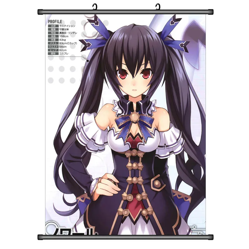 Hyperdimension Neptunia 60X80 см японский HD аниме постер тканевая живопись свитки баннер