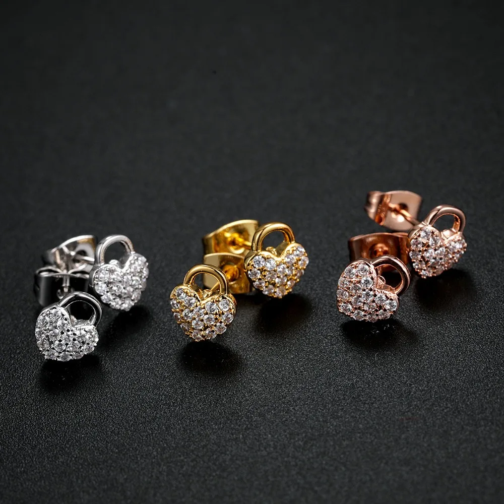 Angel girl High quality earrings lovely heart-shaped shape for young fashionable women jewelry gifts E1610221 | Украшения и