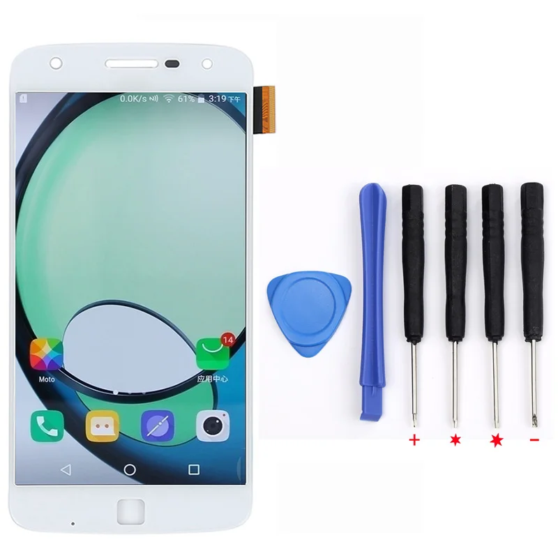 Экран для Motorola Z Play дисплей Droid XT1635-01 XT1635-02 ЖК-дисплей сенсорный экран дигитайзер для Moto Z Play ЖК - Цвет: White With Tools